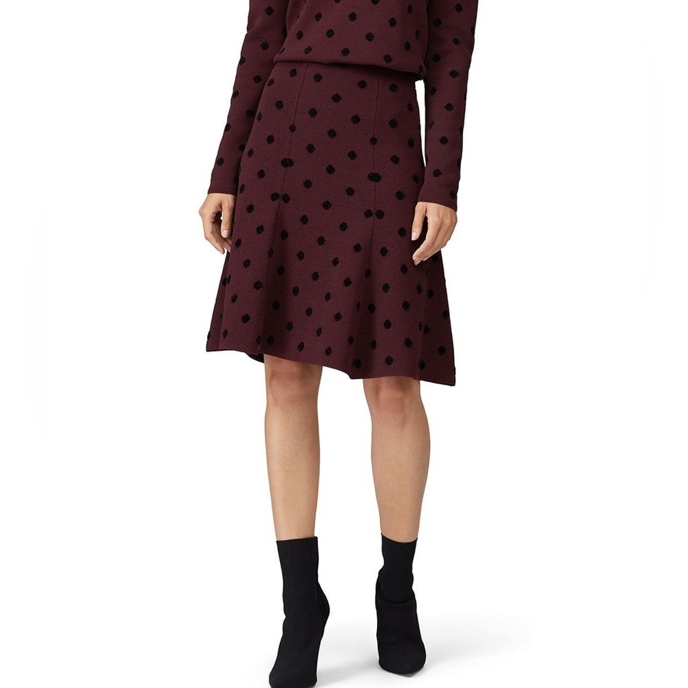 Thakoon Purple Polka Dot Skirt sz XL - Picture 4 of 7
